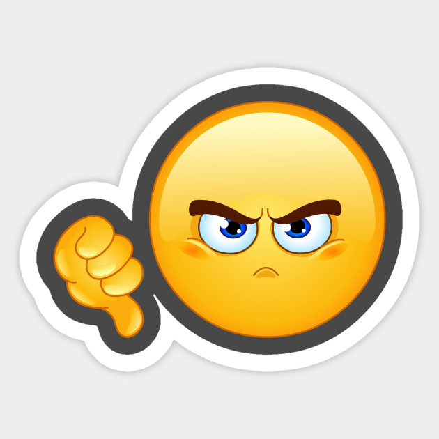 dislike emoji emoji pegatina teepublic mx