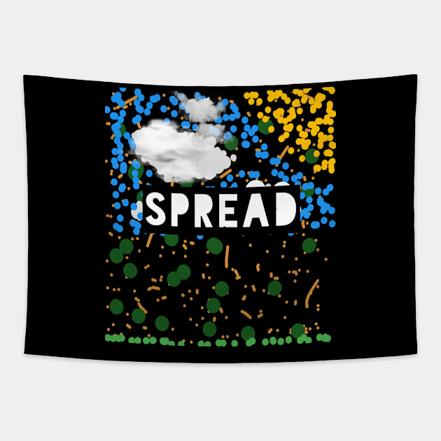 Spread Tapestry by aybstore