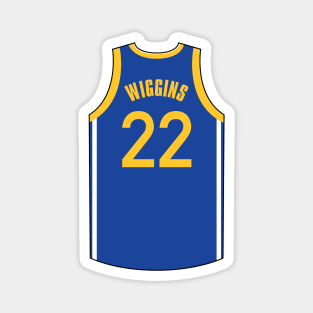 Andrew Wiggins Golden State Jersey Blue 2024 Qiangy Magnet