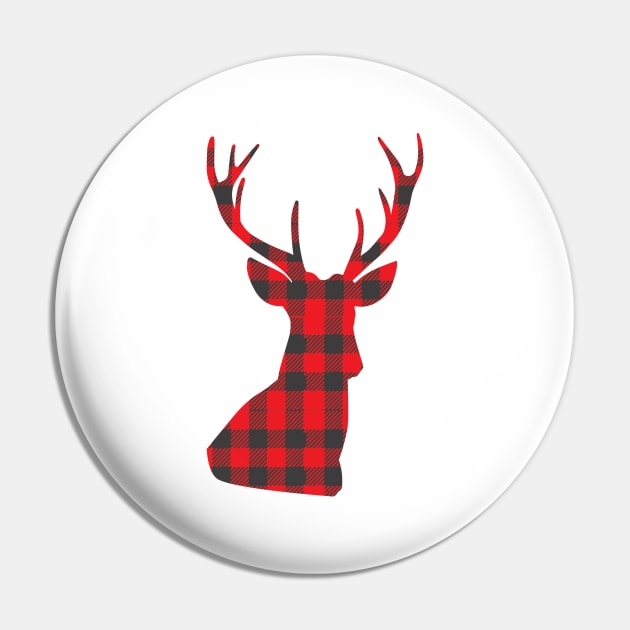 Christmas Reindeer Pin by Rise And Design