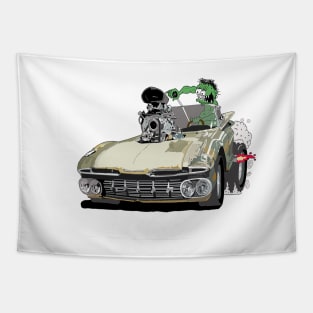 El Camino Rat Rod Tapestry