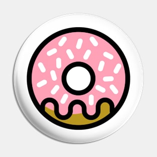 Crispy Creme Pink Donut Icon Pin