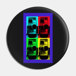 Pop Art Vintage Camera Pin