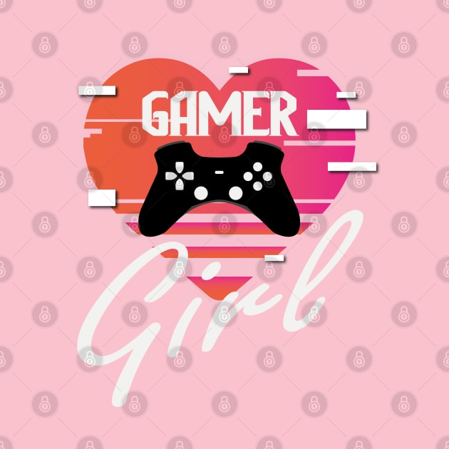 Gamer girl glitch by Marzuqi che rose