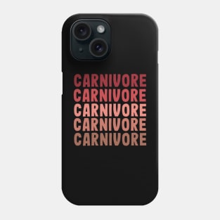 Carnivore beef chart Phone Case