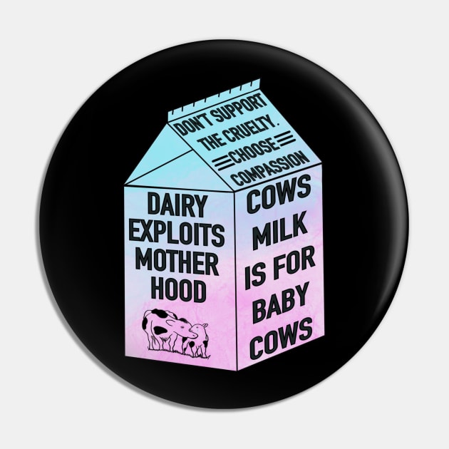 Dairy Exploits Motherhood Pin by CooperativeCompassion 