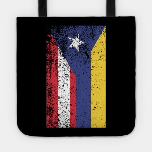 Puerto Rican Colombian Flag - Puerto Rico Colombia Bandera Tote