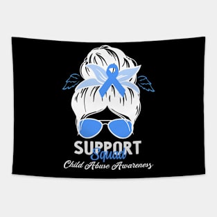 Child Abuse Prevention Awareness Month Blue Ribbon gift idea Tapestry