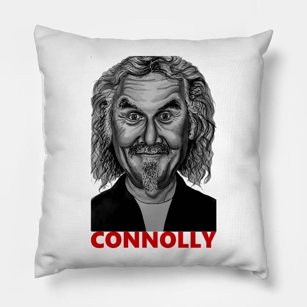 Billy Connolly - Illustration / caricature Pillow by smadge