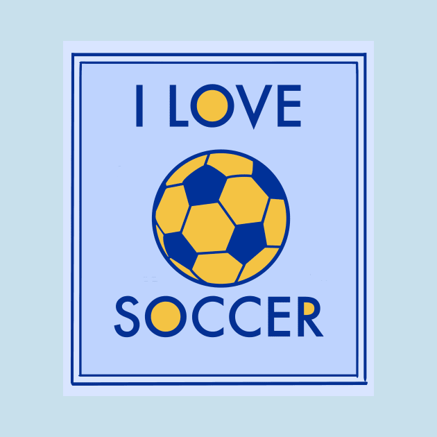 Love Soccer Sign by Ninadventurous