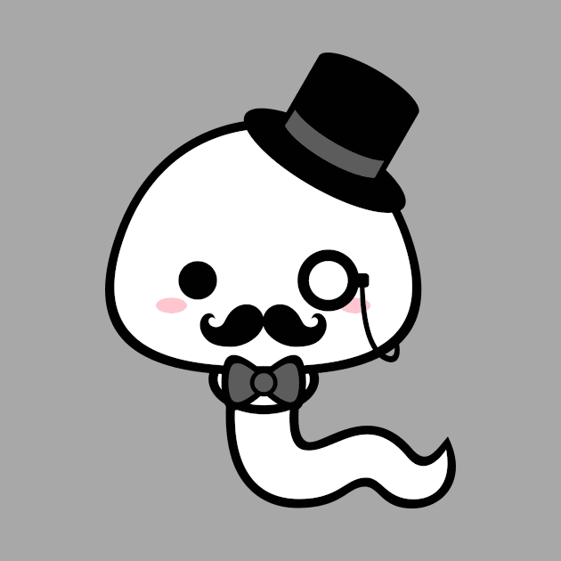 Cute Kawaii Sperm Classic Gentleman by alien3287