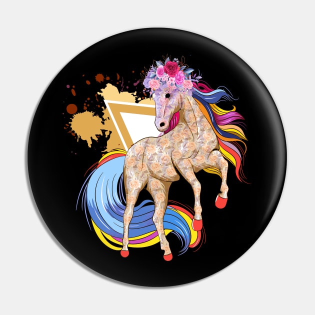 Rainbow Pin by Creation Cartoon