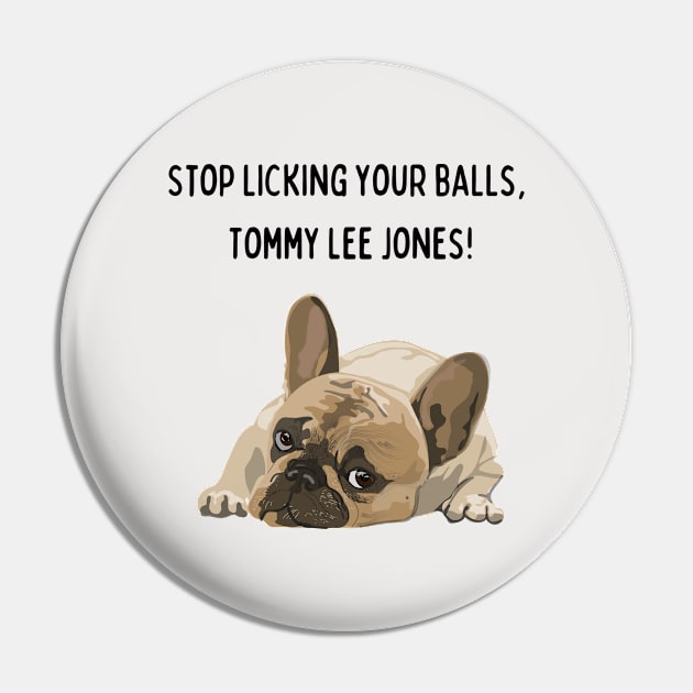 Tommy's Balls Pin by Pineapple Pizza Podcast