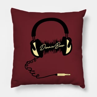 Headphone Audio Wave - Drum`n`Bass Pillow