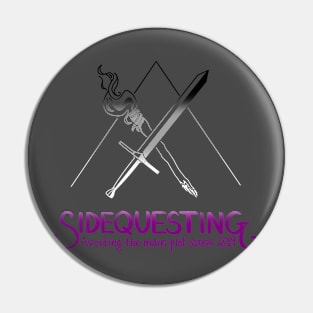 Ace Sidequeting Logo Pin