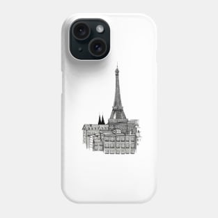 Eiffel tower Phone Case