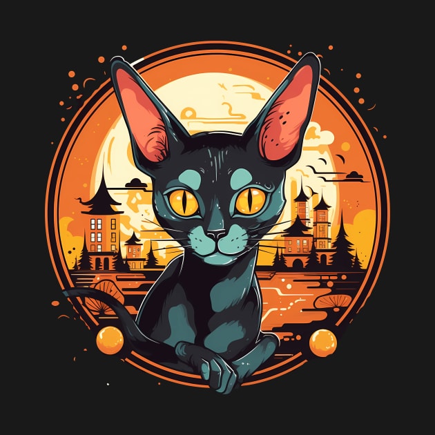 Cornish Rex Cat Halloween, Cat Lover by dukito