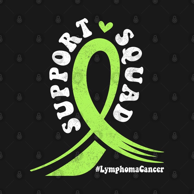 Lymphoma Cancer Ribbon Support Squad Awareness by TShirtHook