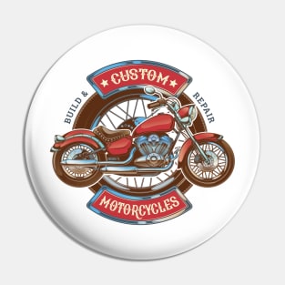 custom motorcycles Pin