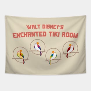 Enchanted Tiki Room Birds Tapestry