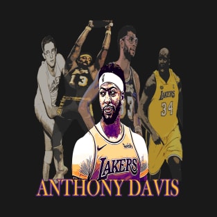 Anthony Davis, Lakers Centers T-Shirt