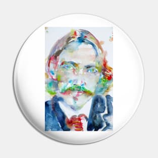 ROBERT LOUIS STEVENSON - watercolor portrait .2 Pin