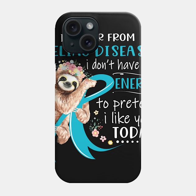 I Suffer From Celiac Disease I Don't Have The Energy To Pretend I Like You Today Phone Case by ThePassion99