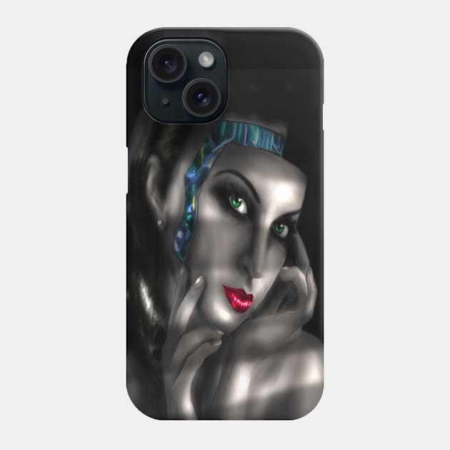 Bio Tech Noir Phone Case by Harlequins Bizarre