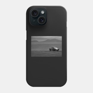 Classic GT350 Mustang Historic Racing with Sea & Mountains Phone Case