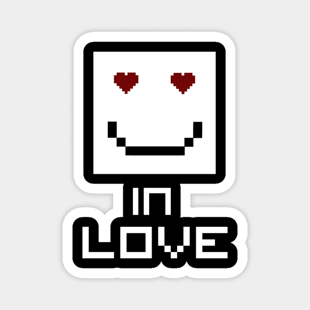 pixel in love Magnet by SpassmitShirts