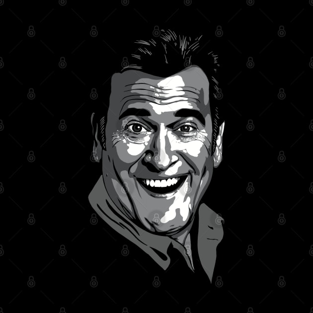 Bruce Campbell greyscale by @johnnehill