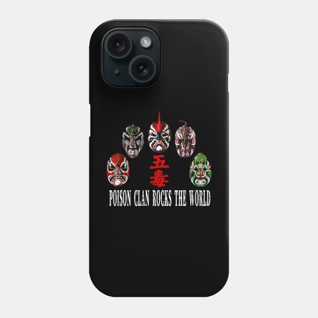 Five Deadly Venoms Phone Case by Genbu