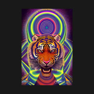 Trippy Cat Vibes 33 T-Shirt