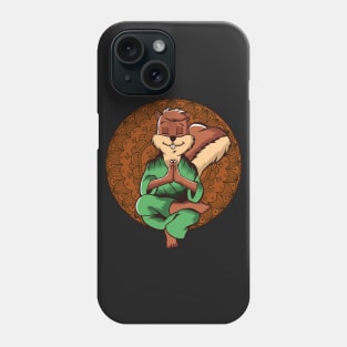 Squirrel Buddha Phone Case