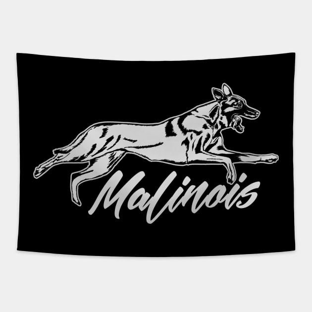 Malinois - Belgian shepherd -Mechelaar Tapestry by Nartissima