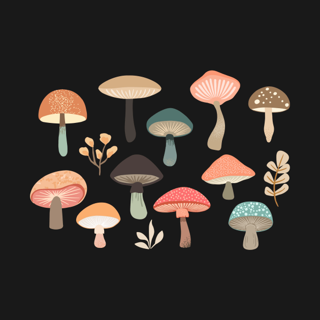 Mushrooms by RefinedApparelLTD