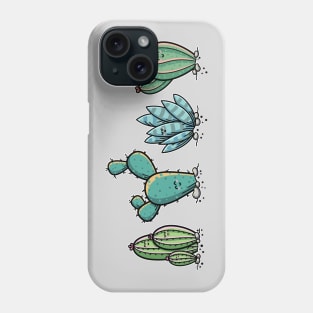 Kawaii Cute Cacti Desert Plants Phone Case