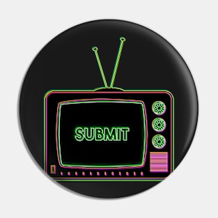 Retro TV | Submit | Pop Art Pin