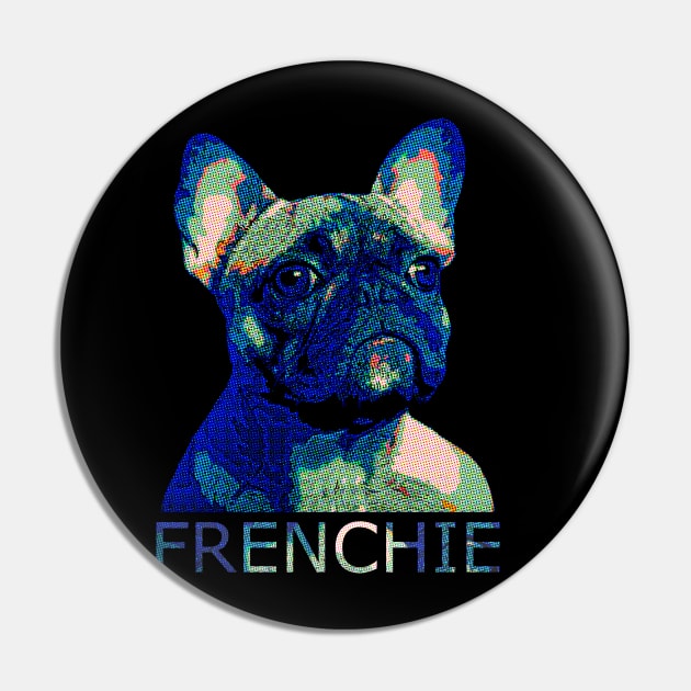 French bulldog colorful vintage style for frenchie lover Pin by Collagedream