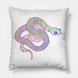 Cute watercolor snake Pillow