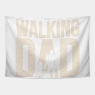 The Walking Dad - Funny Fathers Day - Dad Design Tapestry