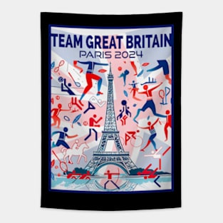 Team Great Britain - Paris 2024 Tapestry