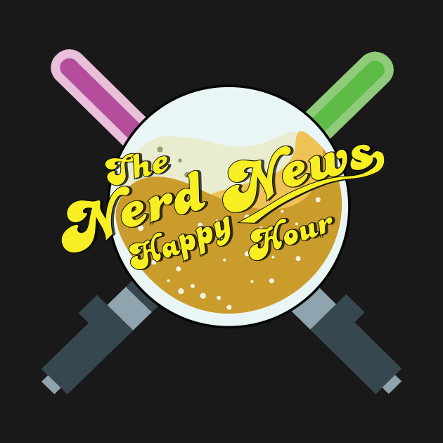 Nerd News Happy Hour Logo by AMPlified Designs by Nerdnewshappyhour