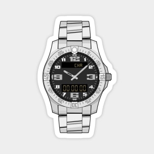 Aerospace Digital Watch Magnet