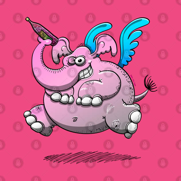 Delirium Tremens Elephant Delirium Tremens Elephant Tapestry