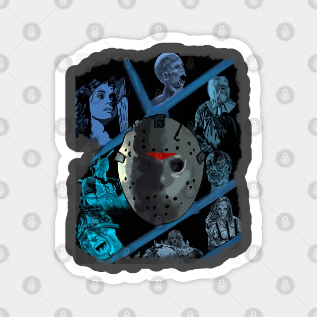 Friday the 13th Magnet by Jldigitalcreations