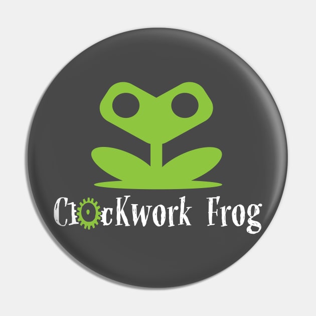 Clockwork Frog Pin by AngryBunnyCreations