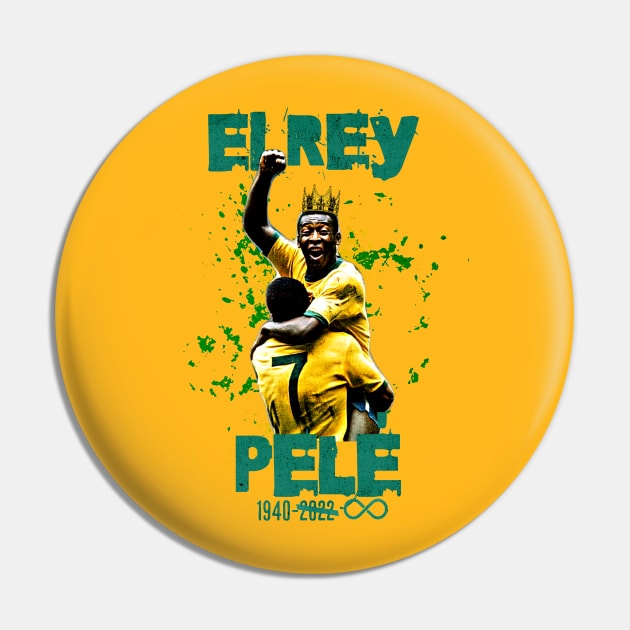 El Rey Pele Pin by RuthlessMasculinity