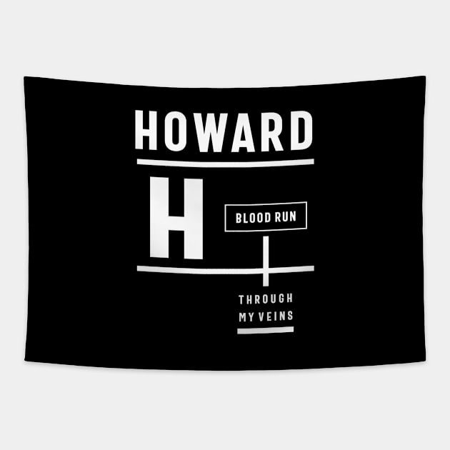 Howard Personalized Name Birthday Gift Tapestry by cidolopez