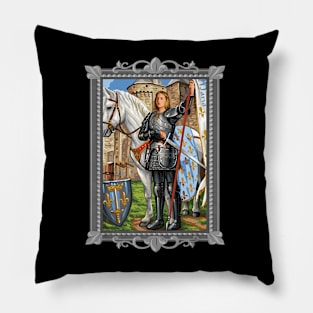 St Joan of Arc Am Not Afraid I Was Born Do This Saint Pillow